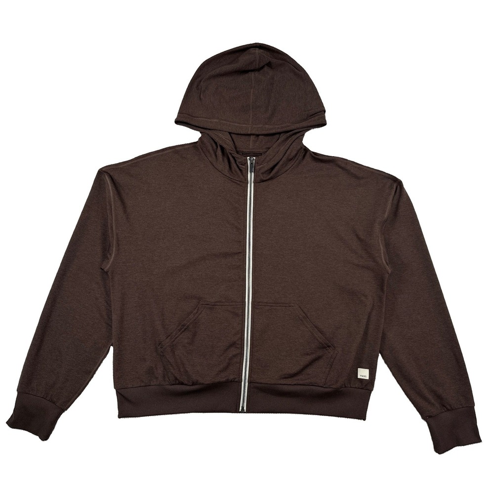Vuori Halo Modern Full Zip Hoodie Women's Brown Athletic
